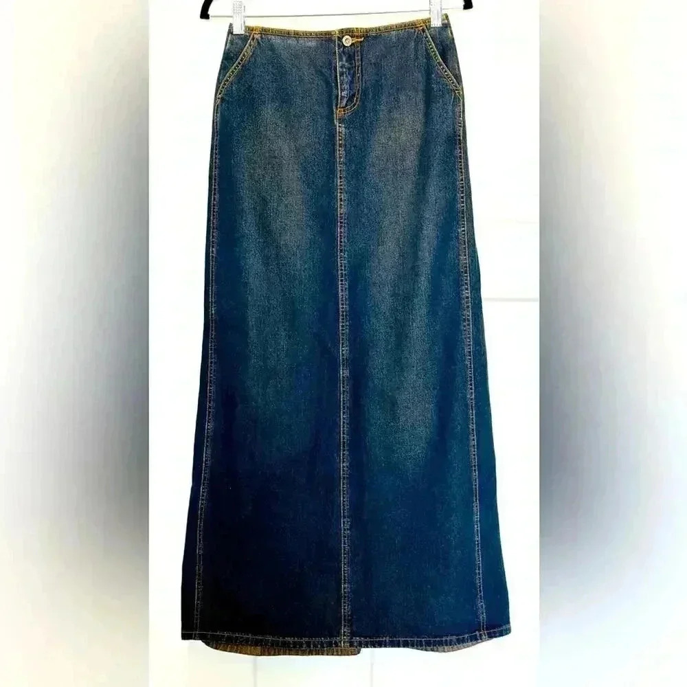 GUESS Women’s Maxi Denim Skirt Size 26
